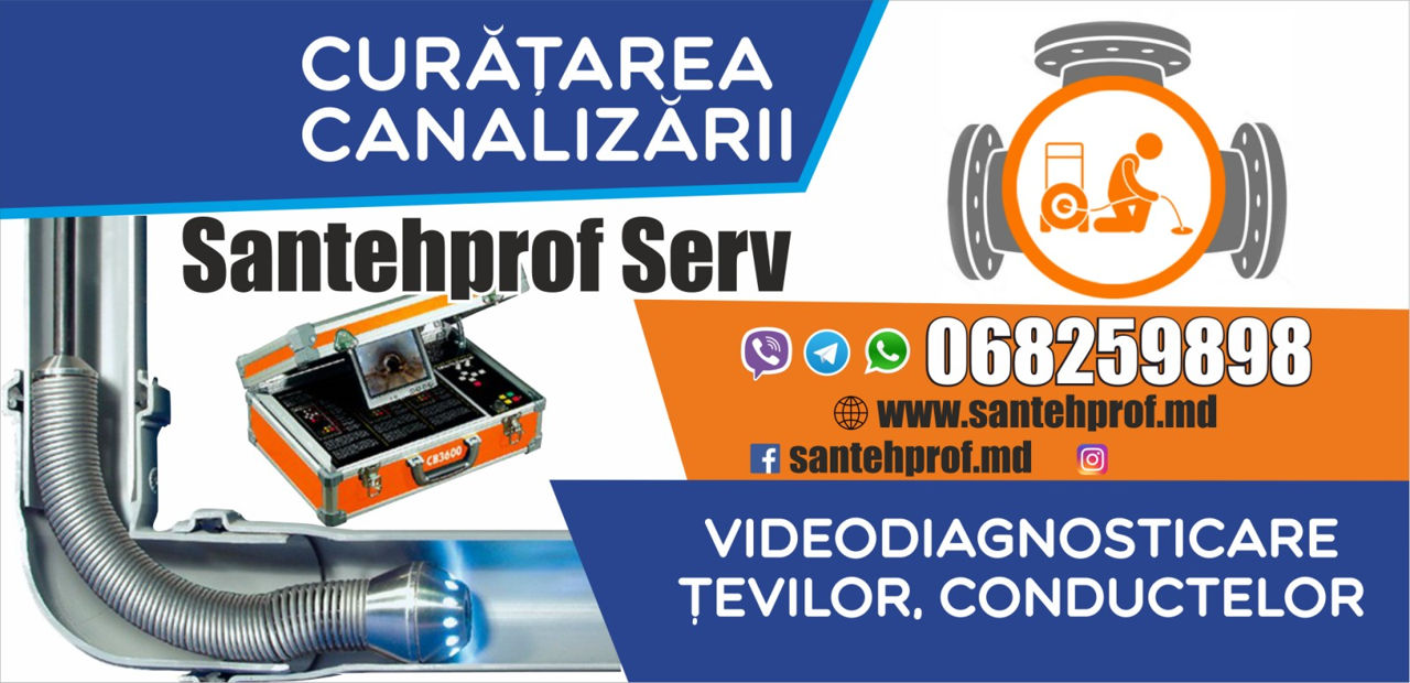 Curatare canalizare - desfundarea canalizare. curatarea canalizarii balti foto 2