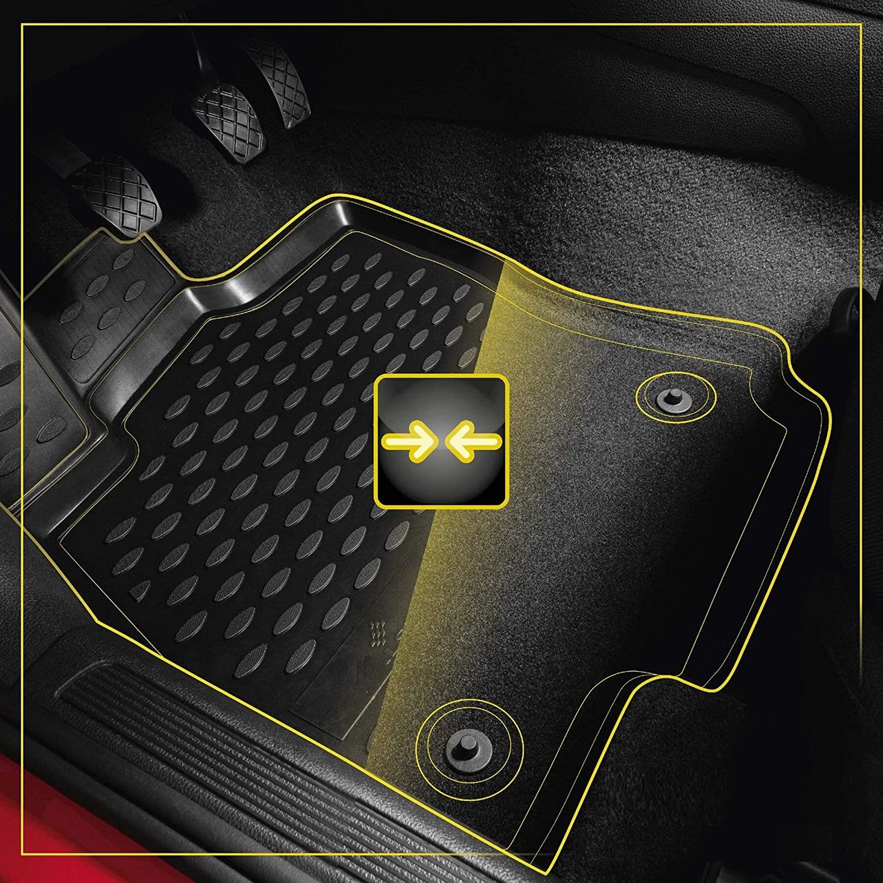Protecția interiorului și portbagajului auto. Novline-Element. Covorase auto N1. foto 7