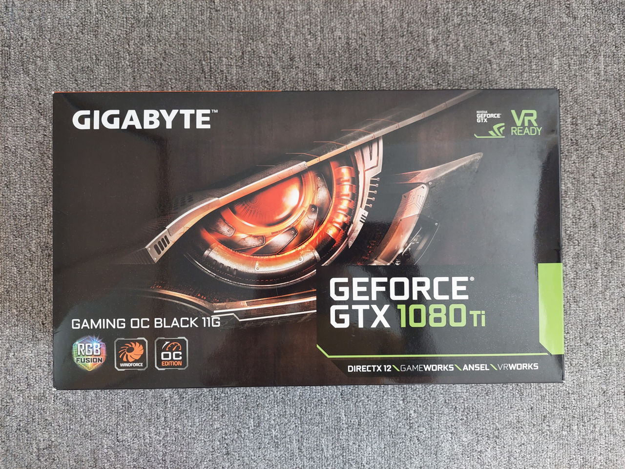 Gigabyte geforce gtx 1080ti 11gb gddr5x 352bit