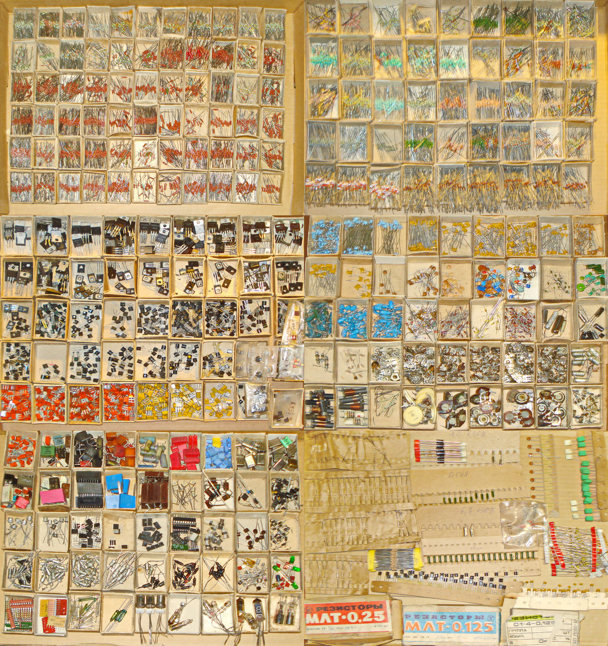 Транзисторы диоды стабилитроны варисторы тиристоры резисторы ...