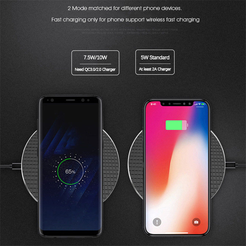 Скидка 10% Распродажа - Qi Wireless Fast Charger 10W - Беспроводное Зарядное устройство 10 Ватт foto 4