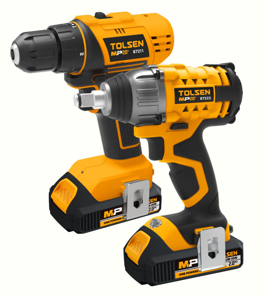 Set de scule pe acumulator tolsen 87240 - tm - livrare / credit / agroteh фото 0