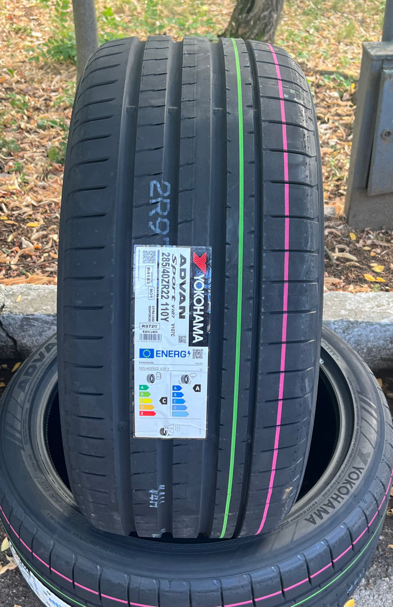 285/40 R22 Yokohama Advan V107/ Доставка, livrare toata Moldova 2024 foto 0