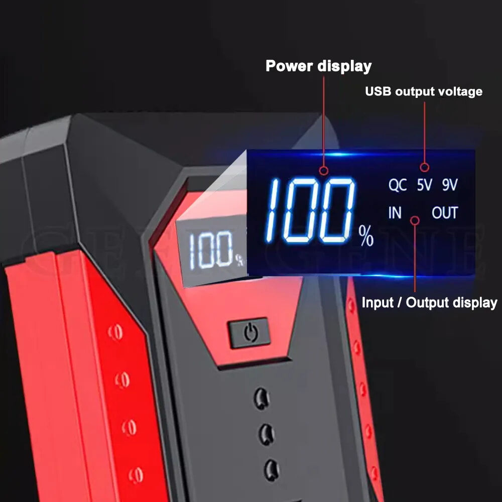 Пусковое устройство для автомобиля / Jump Starter 18000 mAh foto 3