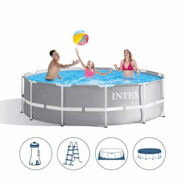 Intex Бассейн Prism Frame Premium 427×107См, 12706Л, Металлический Каркас - tz - Livrare фото 3