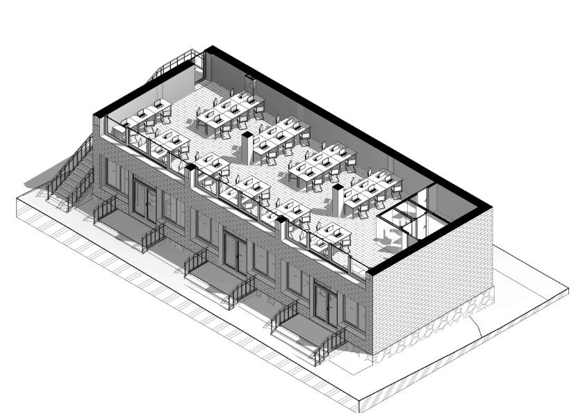 Centru Comercial/stil modern/P+E/180m2/bunuri comerciale/arhitecura/proiecte/ingineri/3D foto 6