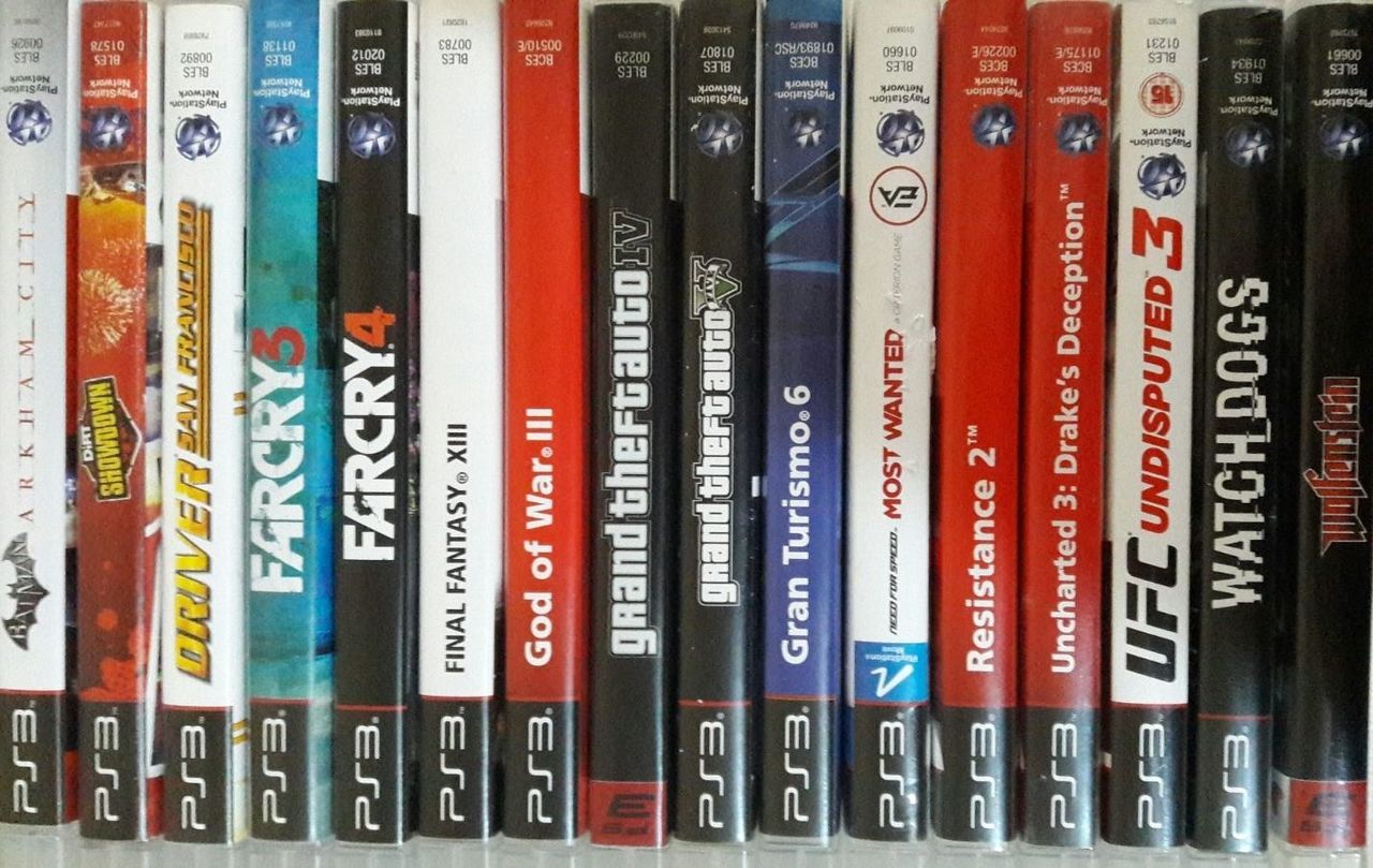 Продам эксклюзивные игры: UFC 3, GT 6, GOW III, Driver, Dirt, NFS, Far Cry  3/4 для PlayStation 3