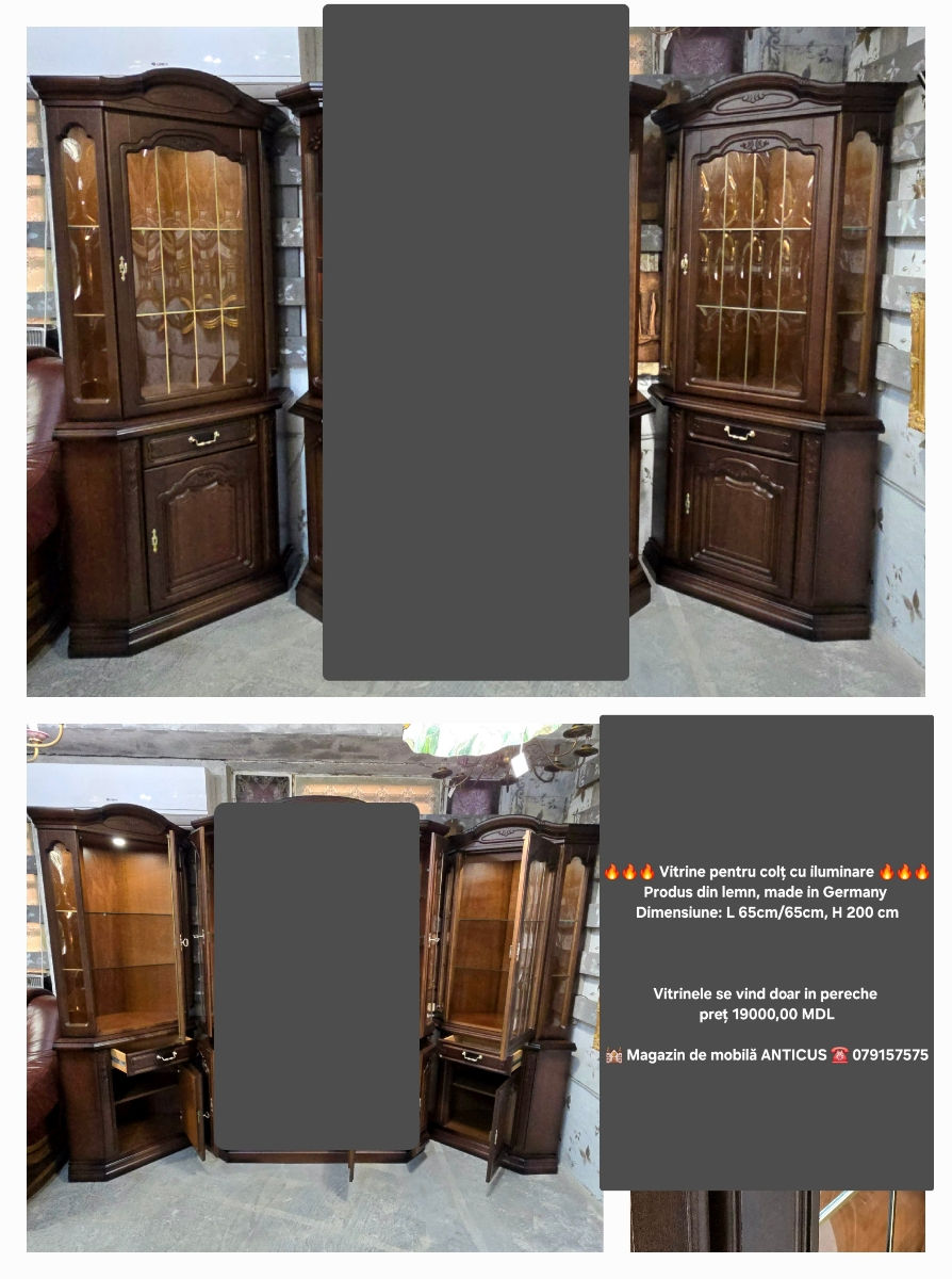 Vitrina, dulap, bufet, dresoir, comod, буфет-витрина, сервант, буфет из массива дерева , комоды фото 15