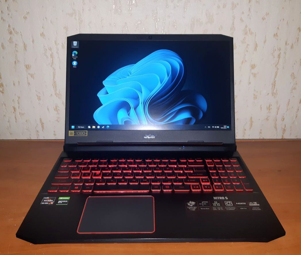 Acer Nitro 5 ryzen 5 4600H + GTX 1650 Ti в отличном состоянии!!!  Продажа-Обмен на Компьютер!