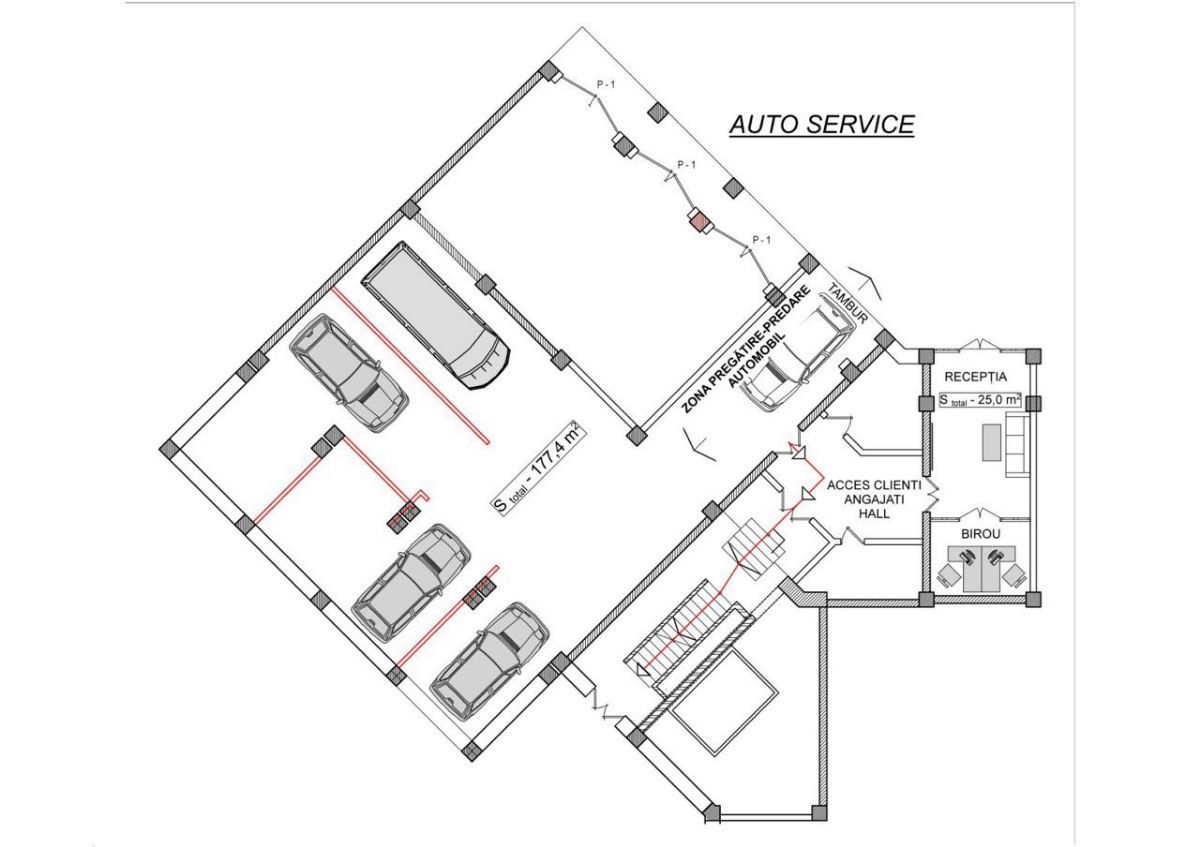 Service auto cu oficiu. 200 m2. Ciocana  foto 0