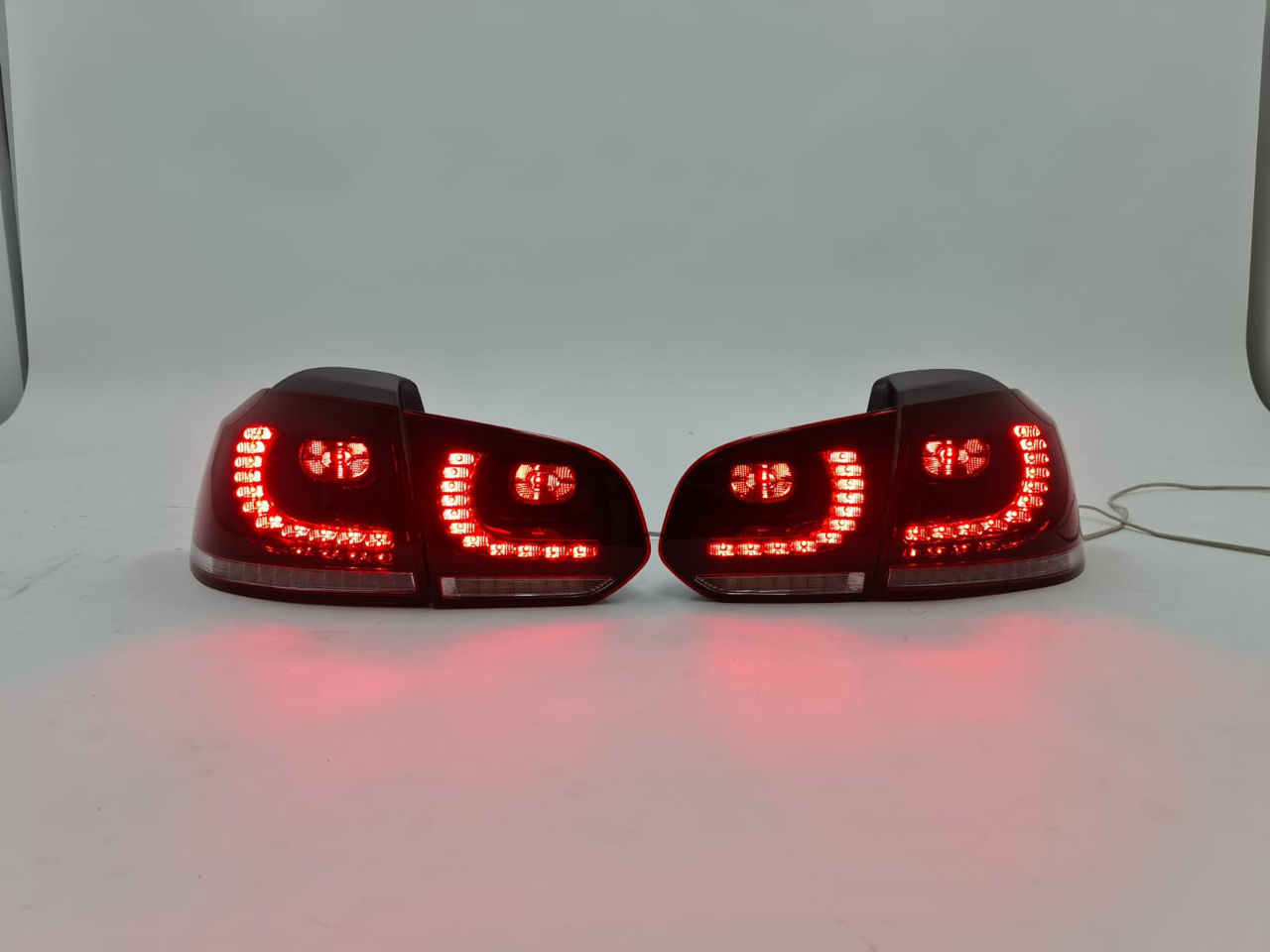 Livrare gratuita stopuri full led vw golf 6 r20 design semnal dinamic задние фонари foto 2