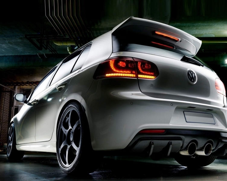 Stopuri Full LED compatibil cu VW Golf 6 VI (2008-2013) GTI R20 Design foto 1