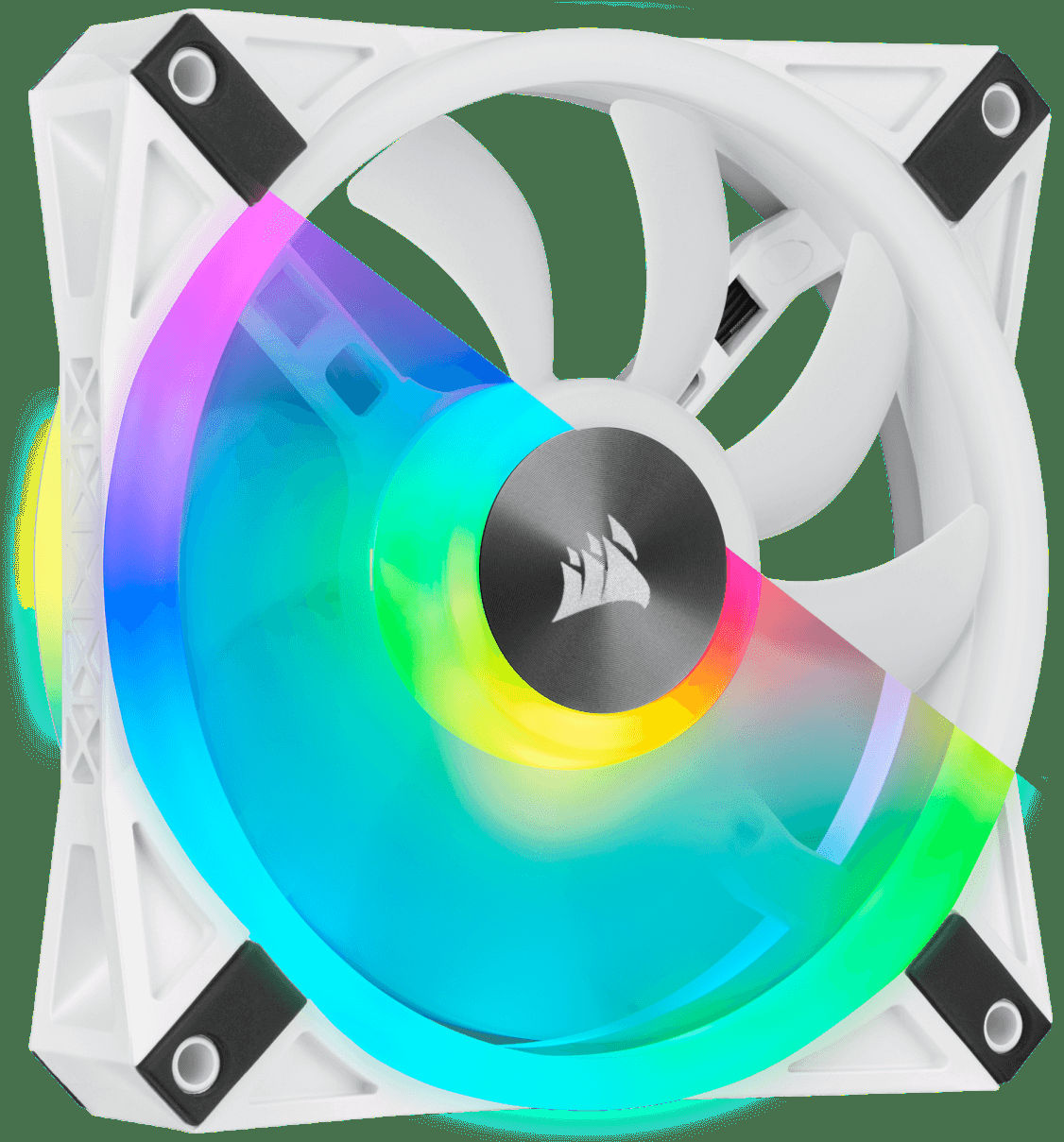 iCUE QL140 RGB 140mm PWM White Fan — Single Pack фото 5