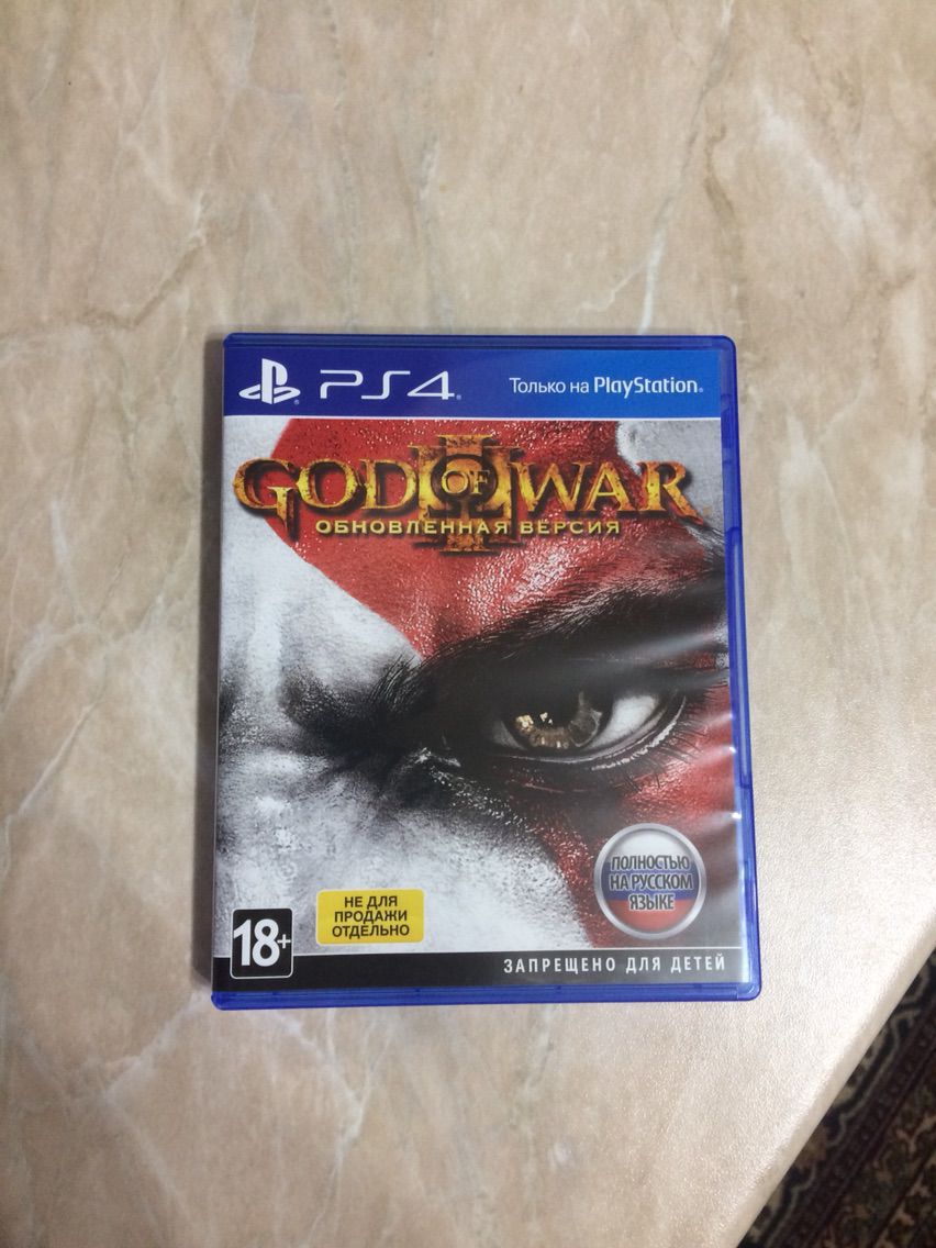 Продам игру на PS4, God of War 3 Remastered (обновлённая версия)