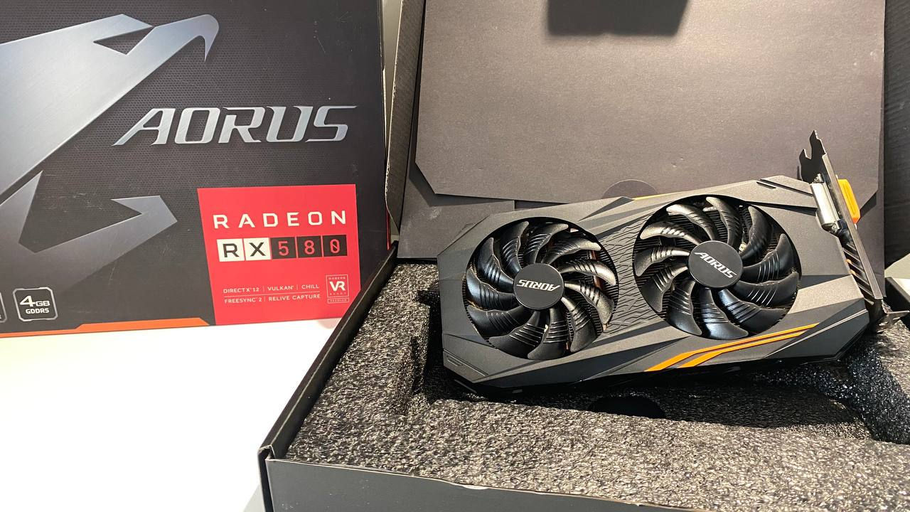 Видеокарта Radeon RX580 4gb 256bit