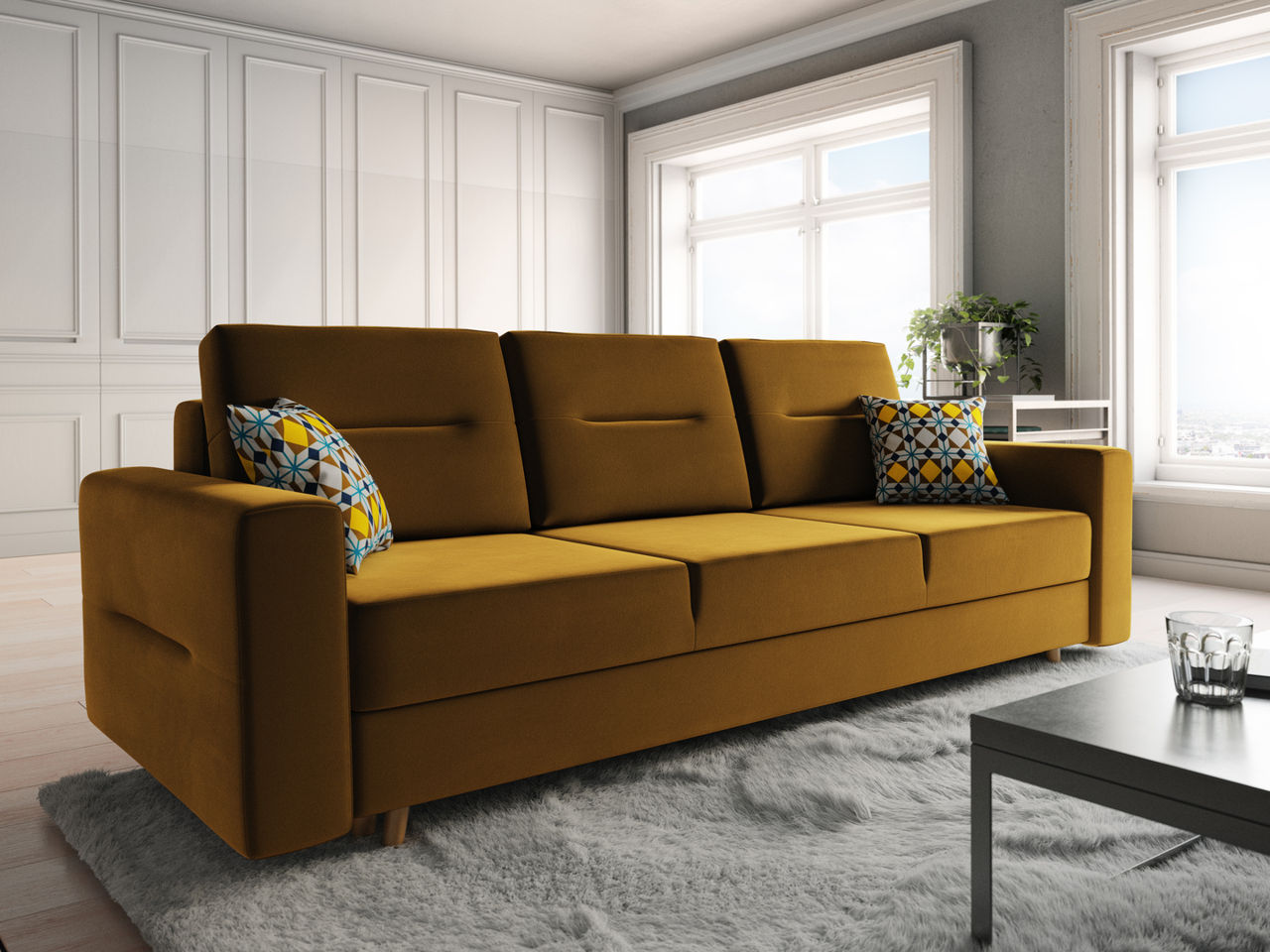 Диван Space Meble Bergen 135x200 - Доставка по всей Молдове! Кредит 0% фото 0