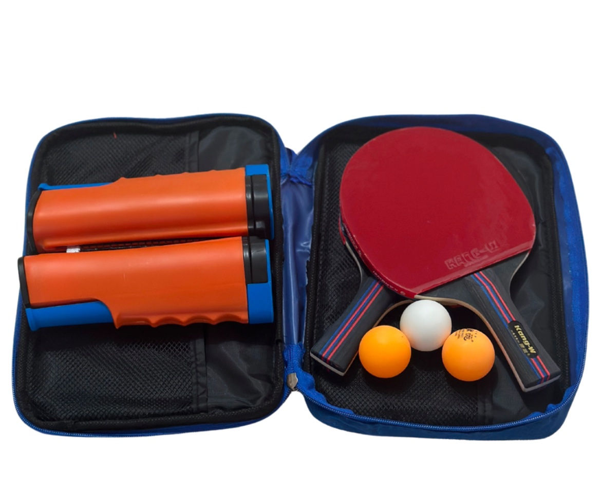 Set tenis de masă (2 palete, 3 mingi de tenis, plasă universală) - Livrare toată Moldova foto 1