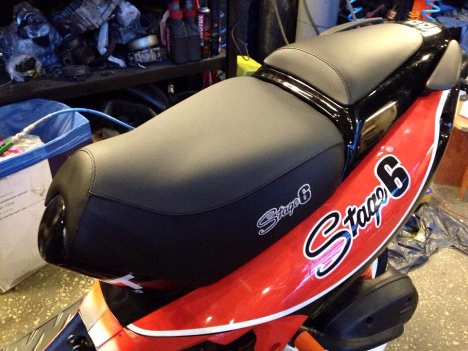 Перетяжка сидений мотоцикла!