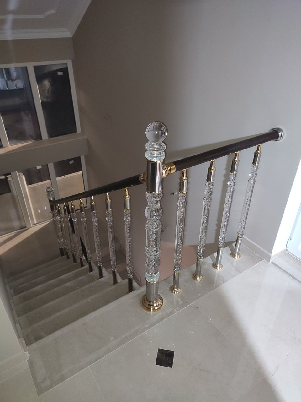 Balustrade din plexiglas , перила из плексигласа foto 13