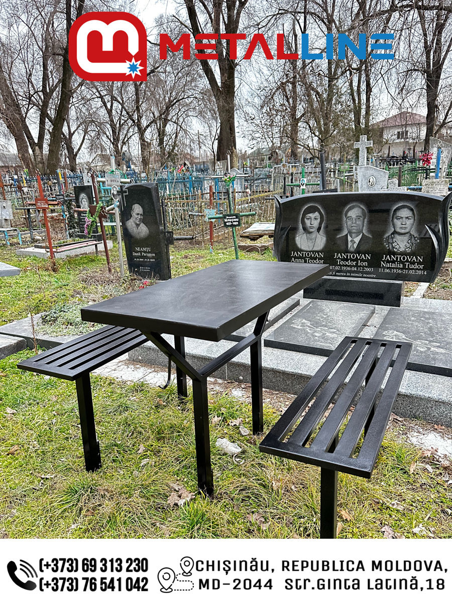 Металлические столы и стулья – идеально для двора или кладбища! фото 2