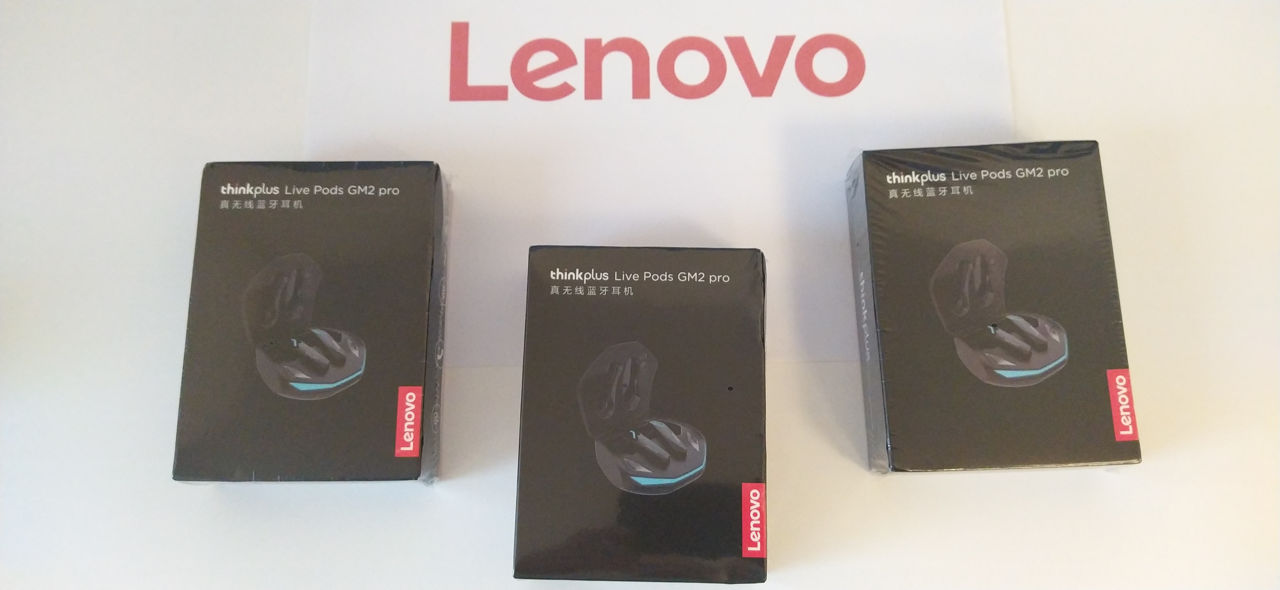 Продаются оригинальные беспроводные игровые наушники Lenovo Thinkplus ...