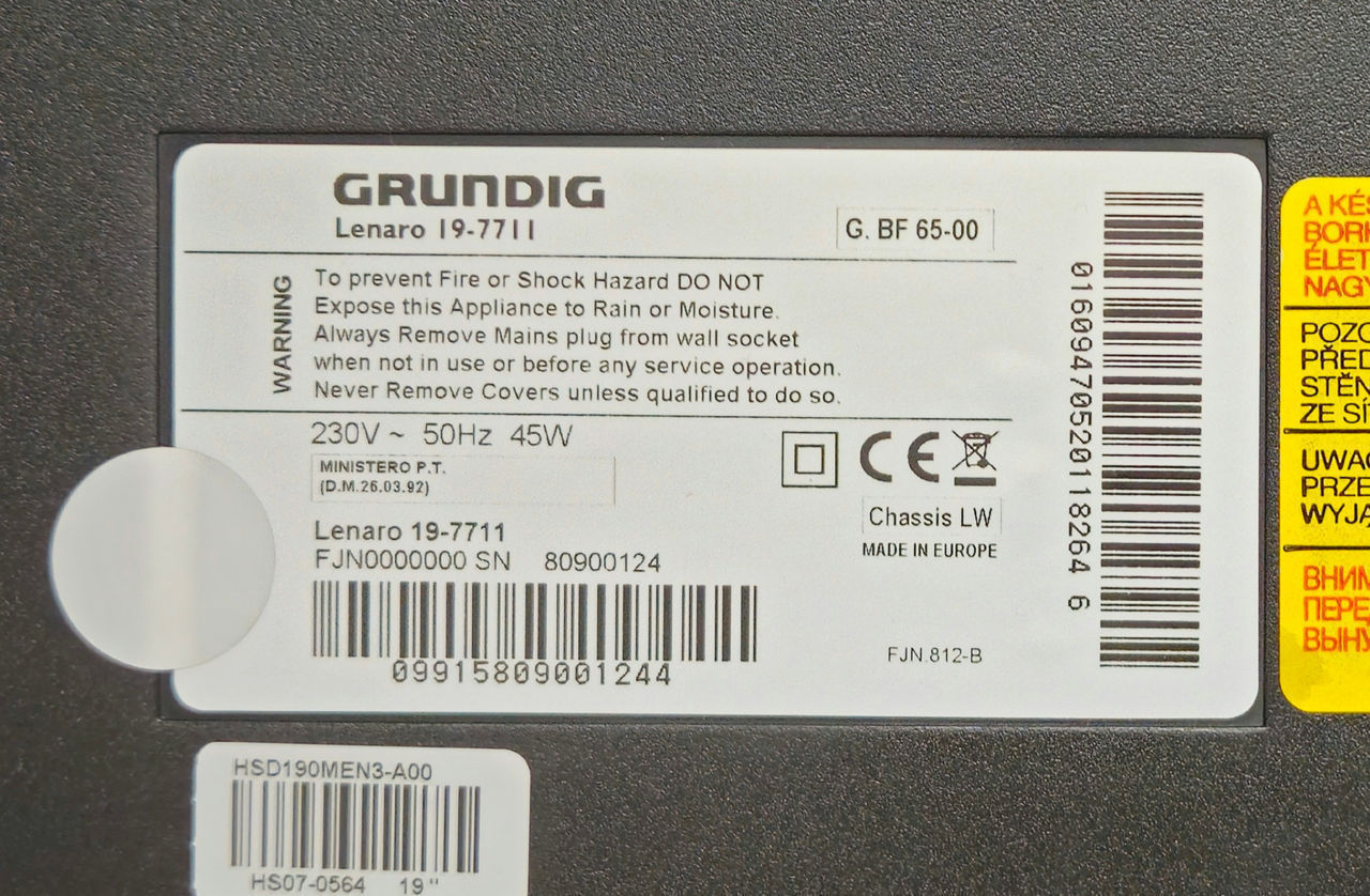 Продаем LCD телевизор Grundig Lenaro 19-7711 foto 2