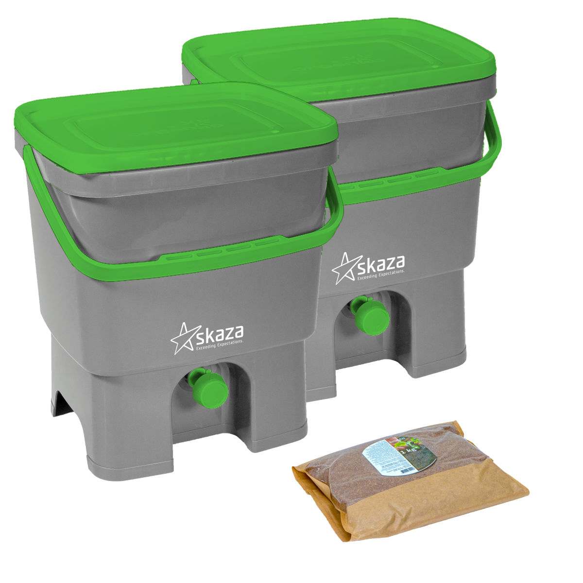 Bokashi: coșuri pentru compostarea deșeurilor organice și accelerator de compostare, lazi de compost foto 10