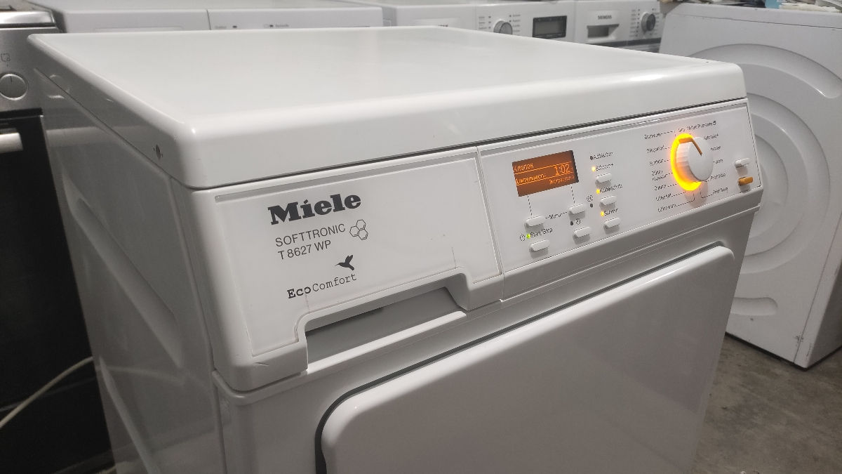 Всего 2462 часа! Сушка Miele с русским языком - рабочая лошадка с тепловым насосом! foto 0
