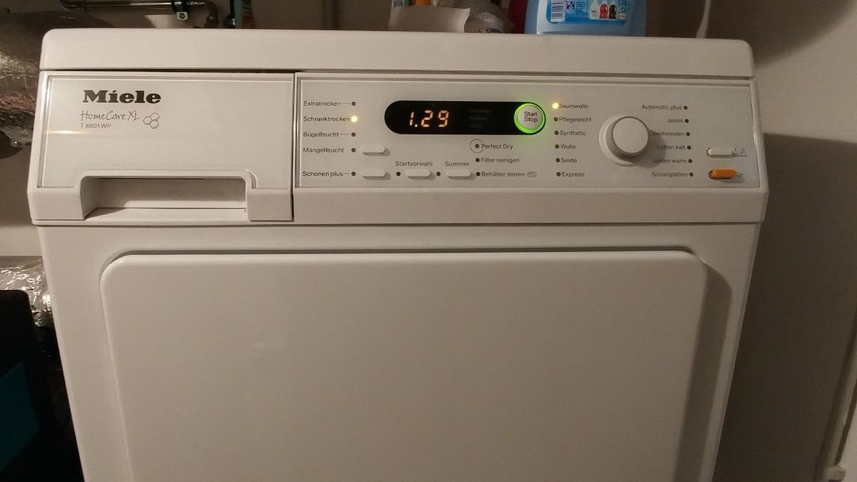 Свежая сушка Miele T8801WP на 7 кг с тепловым насосом!