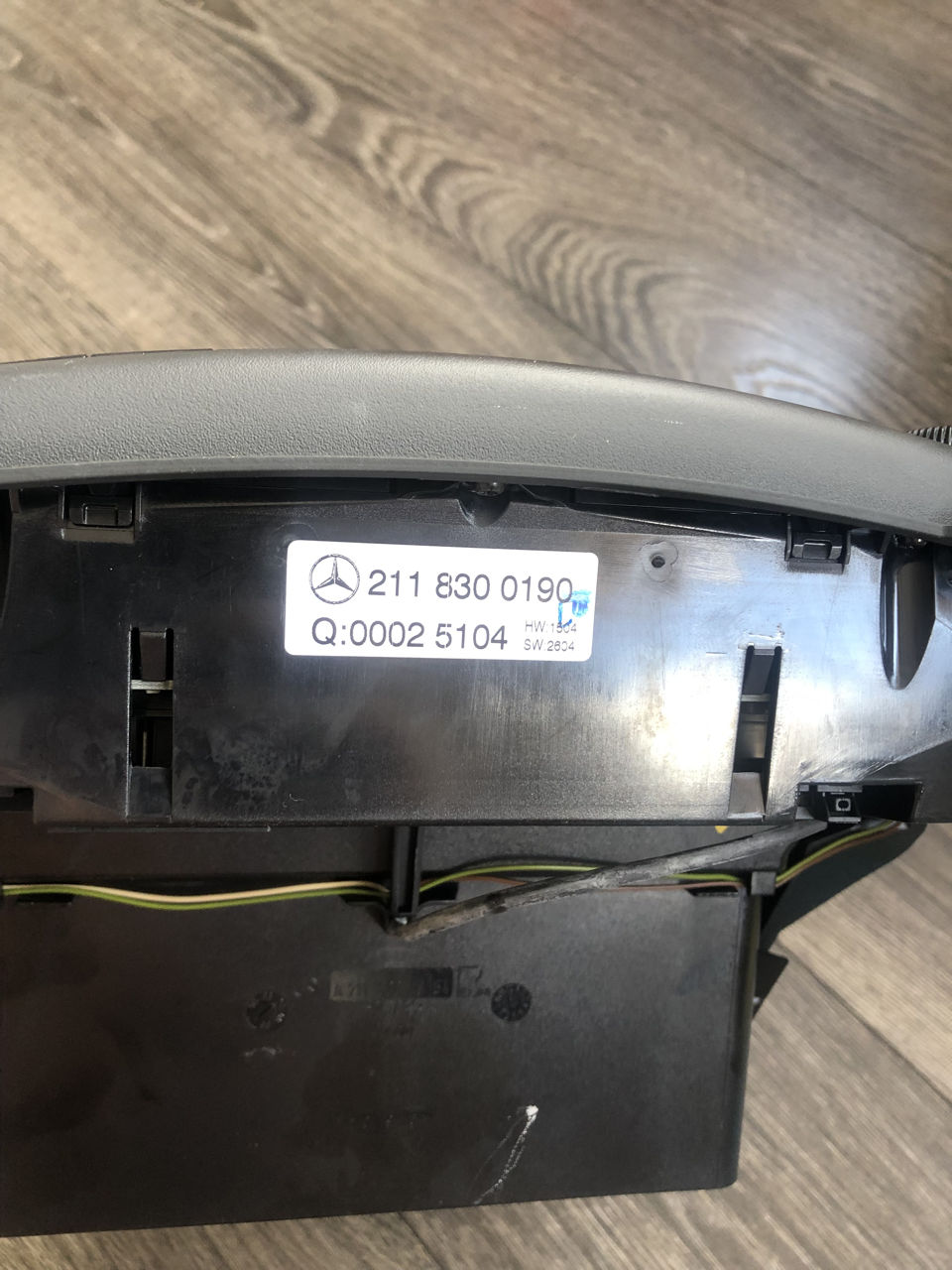 W211 climate control unit