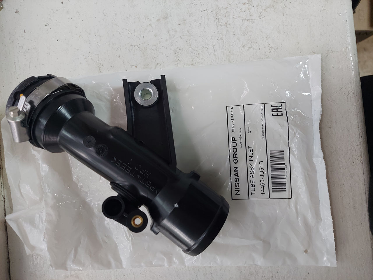 Патрубок турбины Nissan Qashqai 1.5dCi 10- фото 2