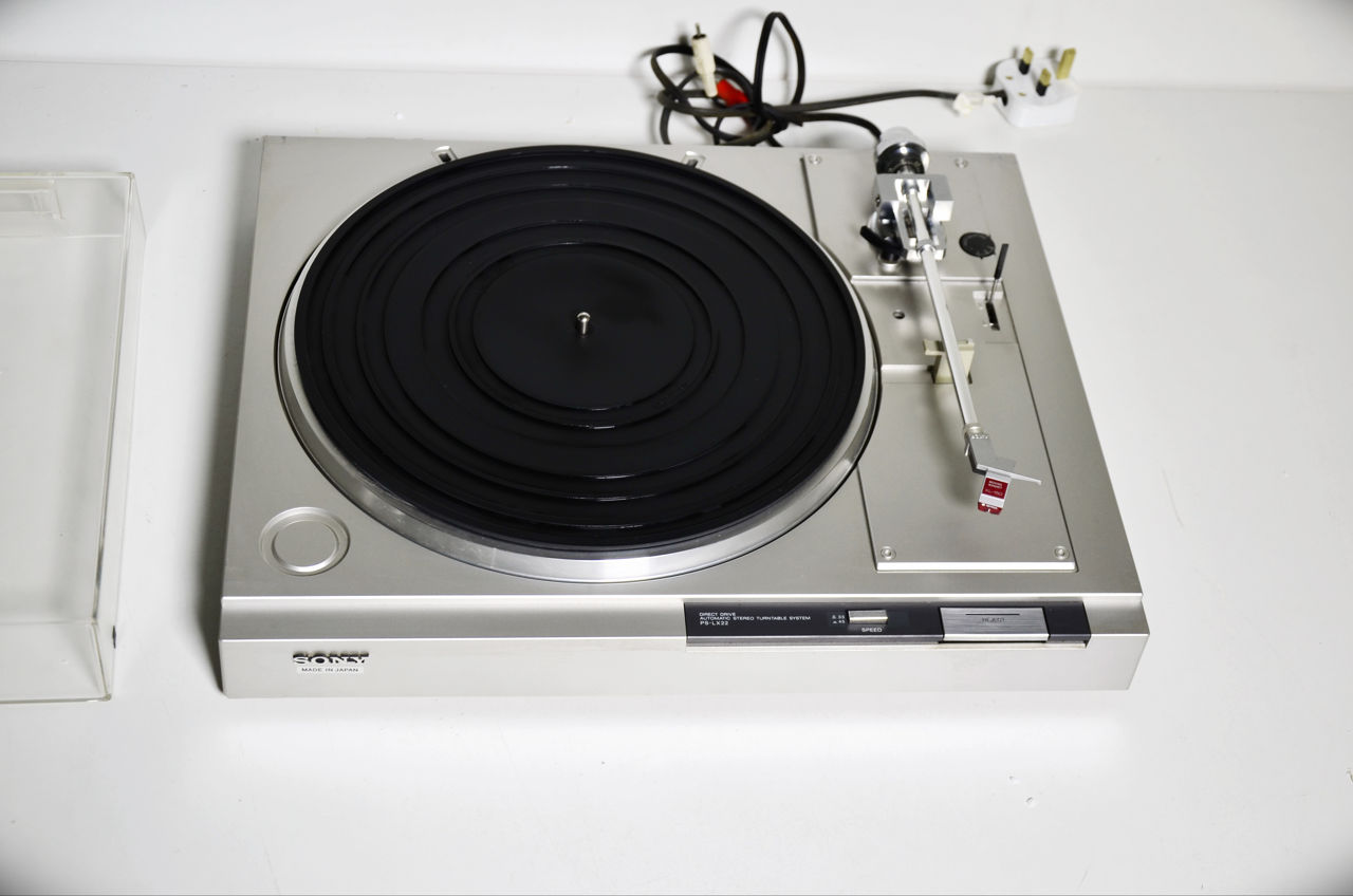 Sony model ps-lx22 direct drive stereo turntable foto 8