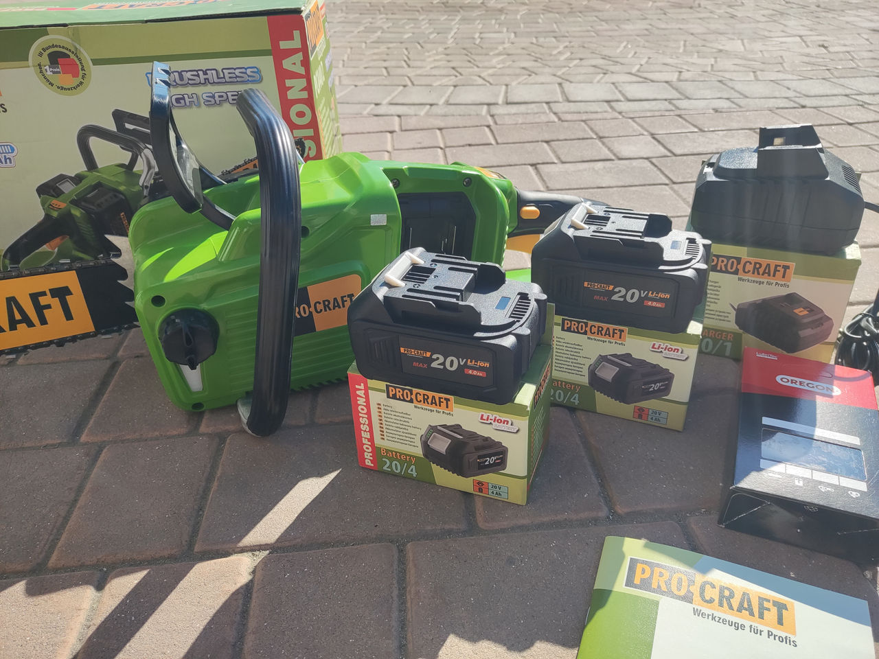 Профессиональная экамуляторная электропила procraft pca40/2 brushless !!! фото 4