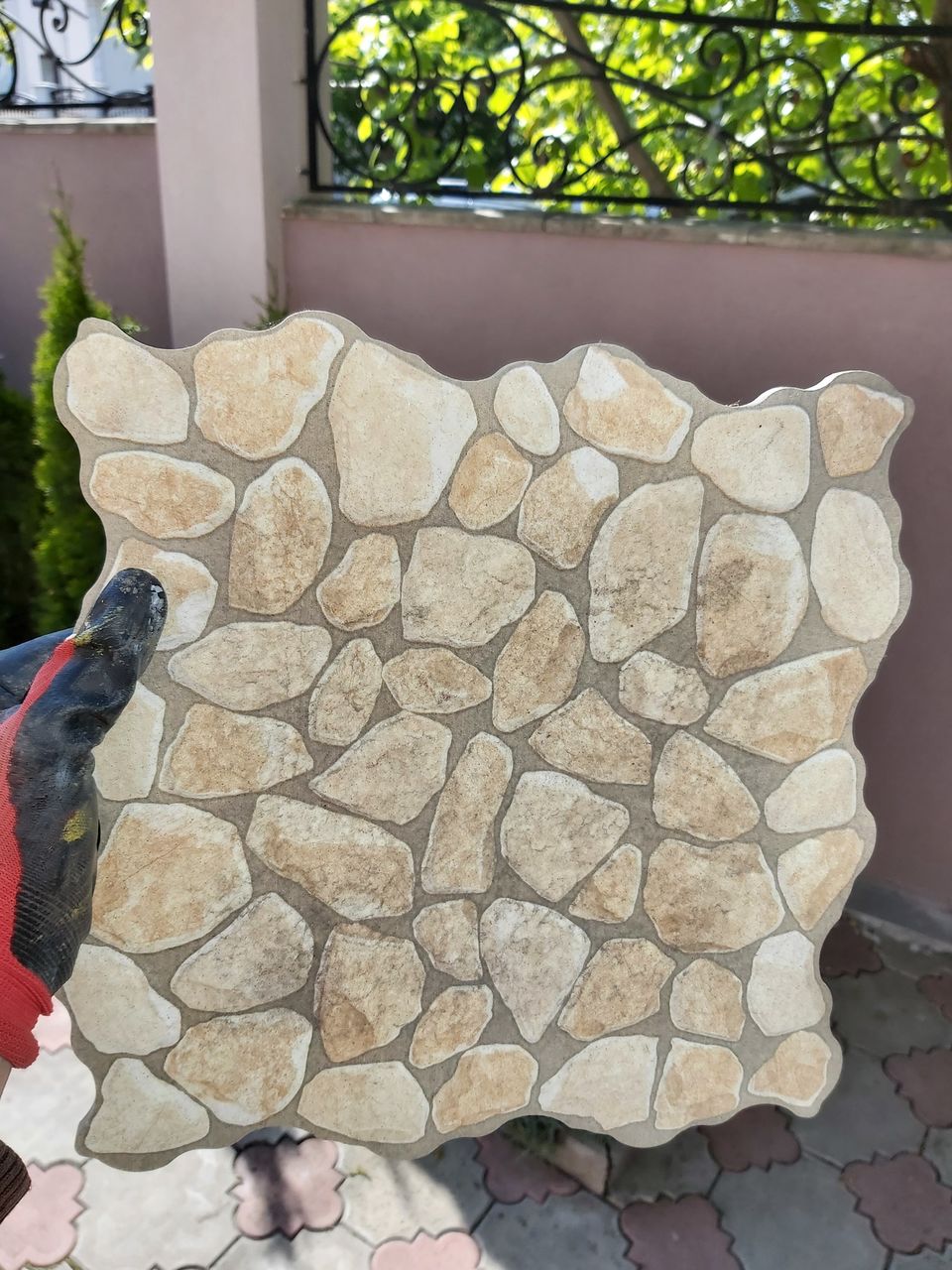 Цокольная плитка для фасада дома, 32,5 см x 32,5 см