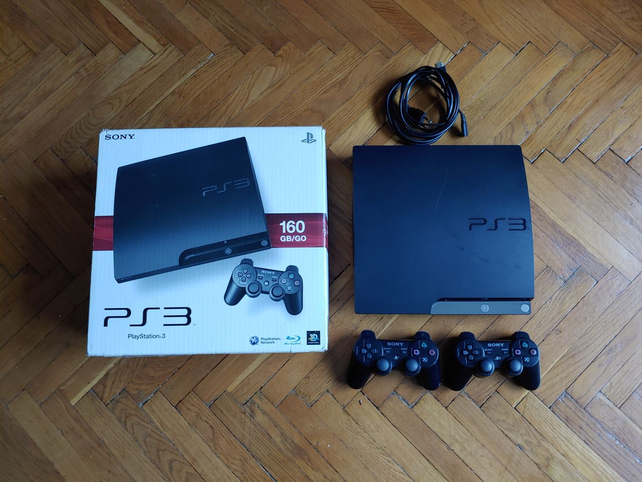 PS3 slim+ 15 игр-Прошитая