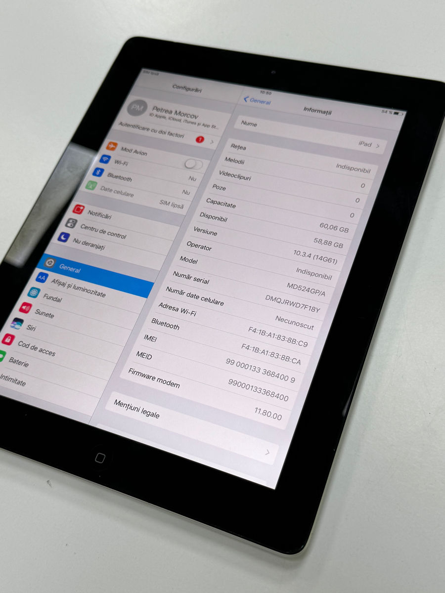 Ipad 4 64gb lte stare ideala  foto 2