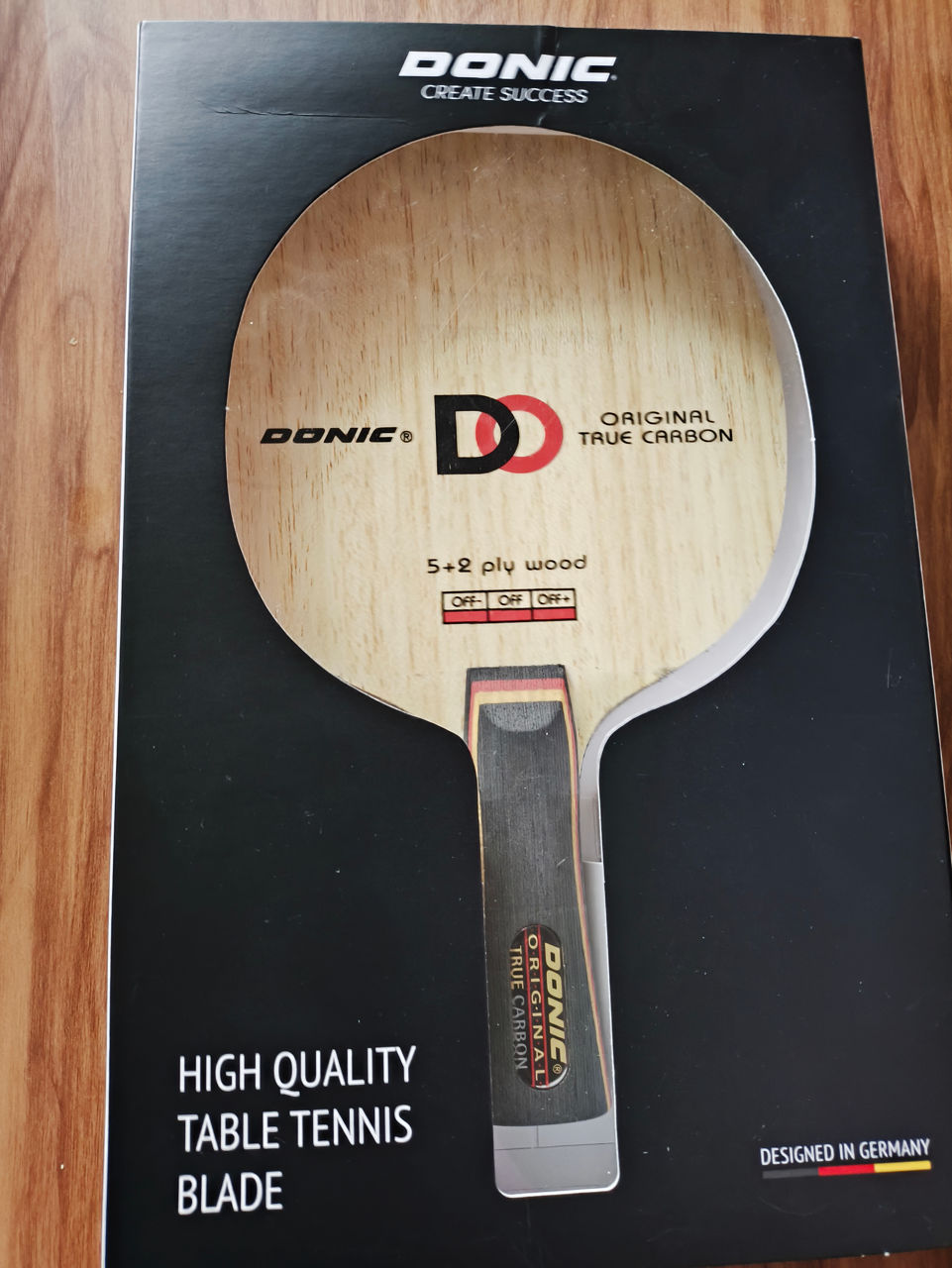 Основние для настольного тенниса. Donic Original True Carbon (FL). фото 2