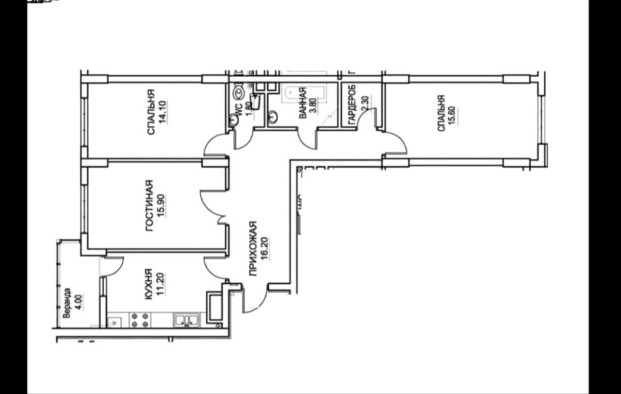 Apartament cu 3 camere, 85 m², Buiucani, Chișinău foto 1