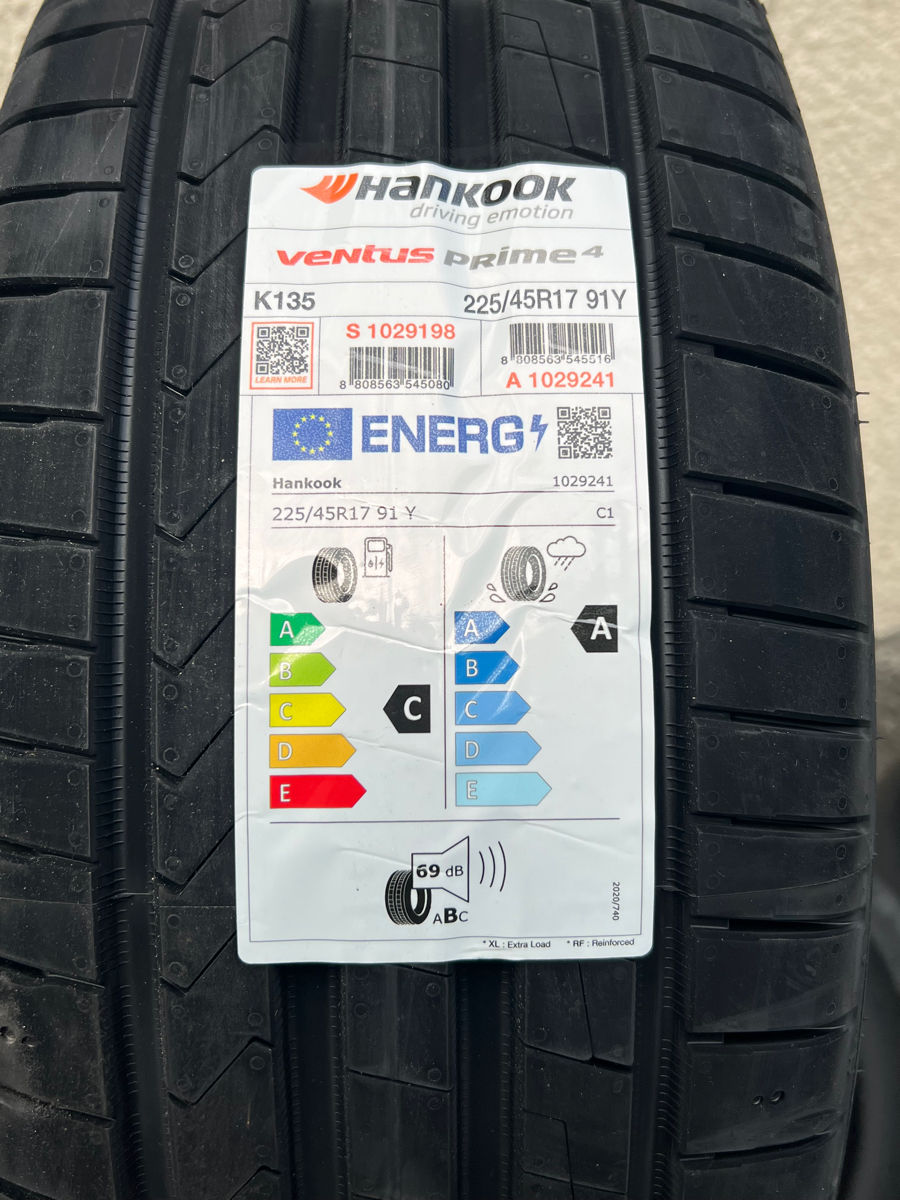 225/45 R17 Hankook Ventus Prime 4/ Доставка, livrare toata Moldova foto 1