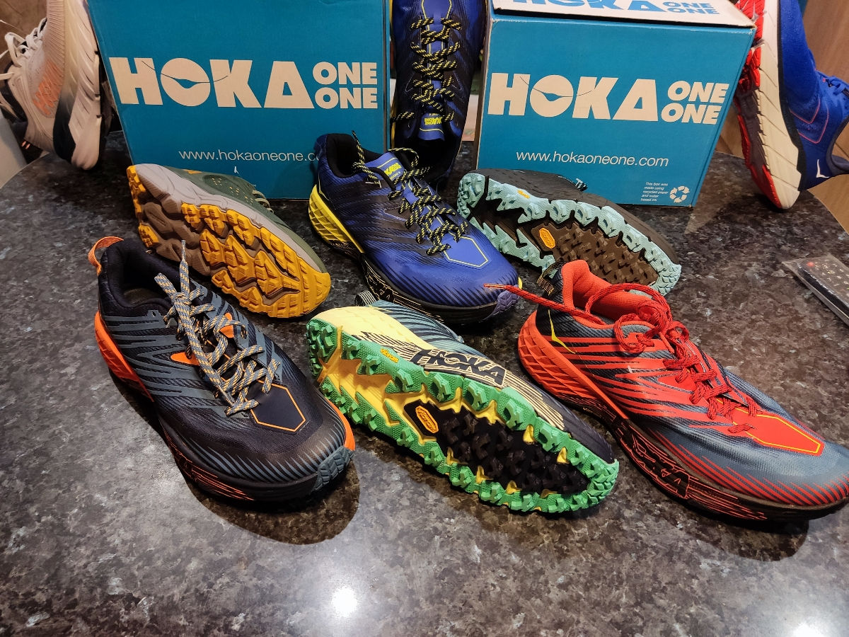 36 48 Hoka Mafate Speed 3 Speedgoat 4