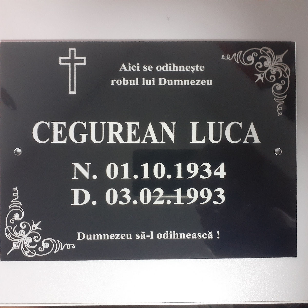 Placute pentru monumente si cruci foto 4