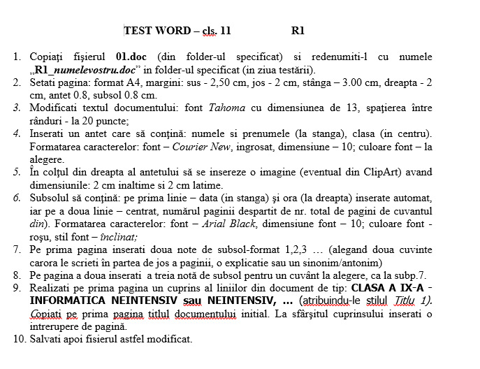 Fac lucrari/evaluari/teste la TIC/Informatica (Word/Excel/Powerpoint/Access) foto 2