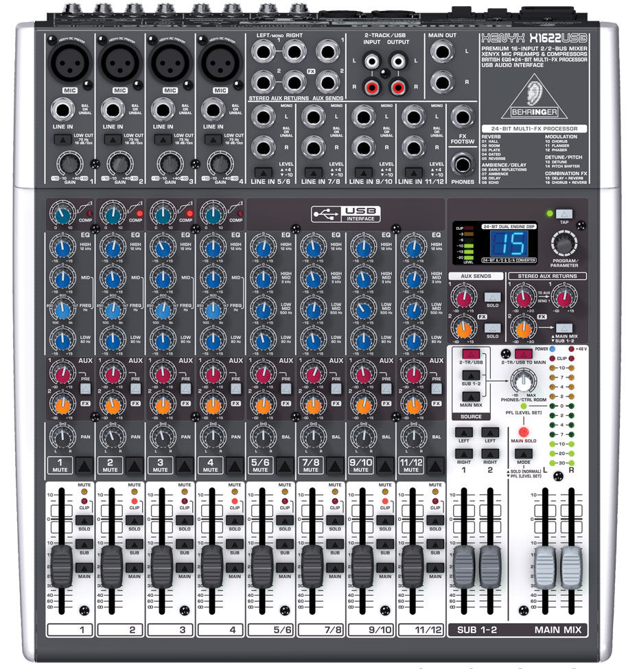 Mixer analogic Behringer XENYX X1622USB. livrare în toată Moldova,plata la primire foto 1