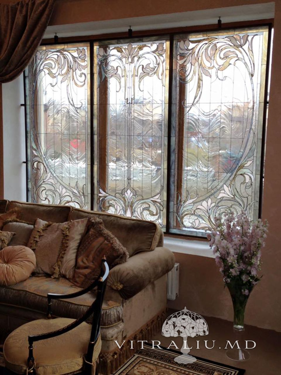 Vitraliu si sticla decorativa / витражи и декор стекла фото 3