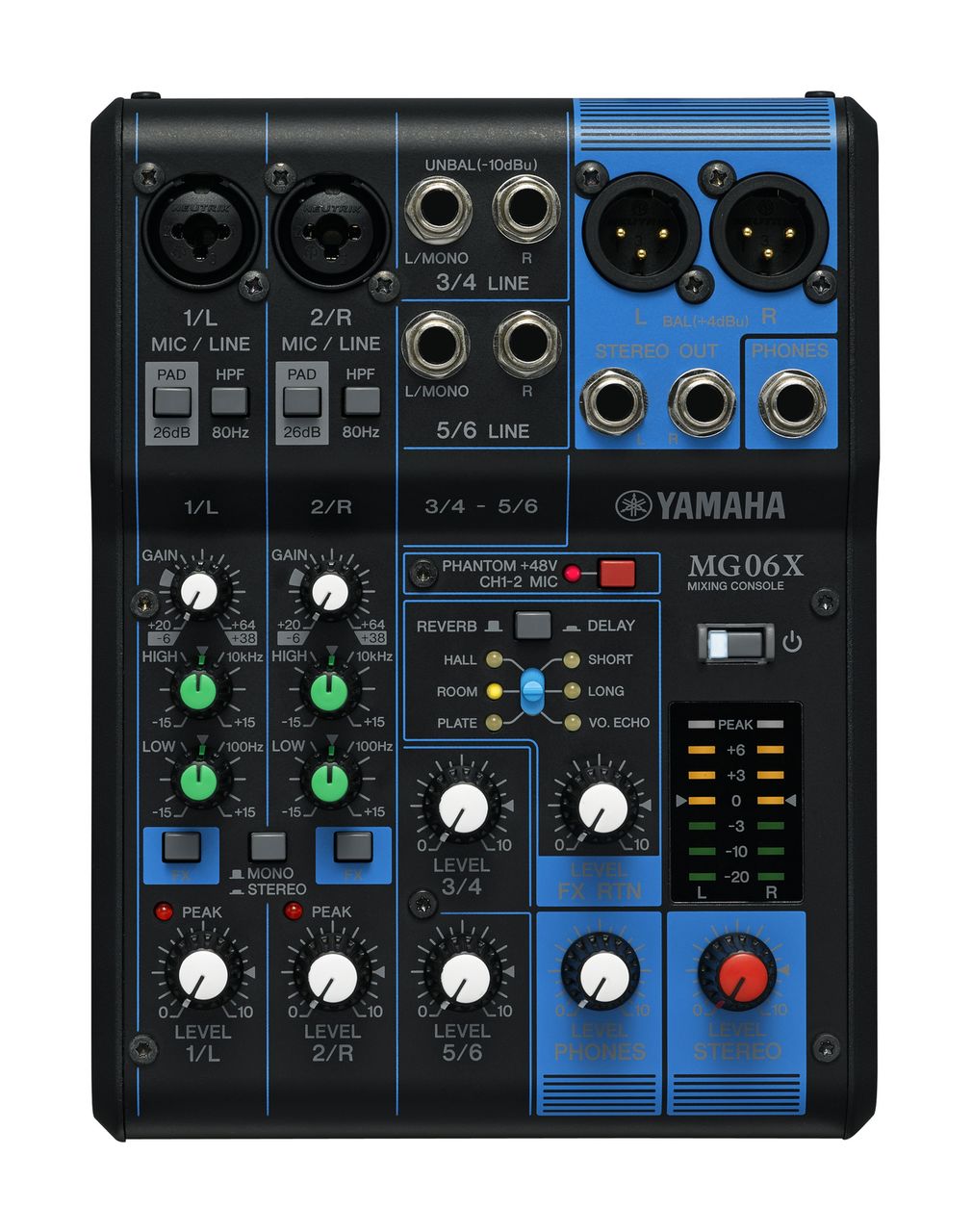 Mixer analogic Yamaha MG06X. Plata în 3 rate 0%. Livrare gratuita în toată Moldova. foto 0