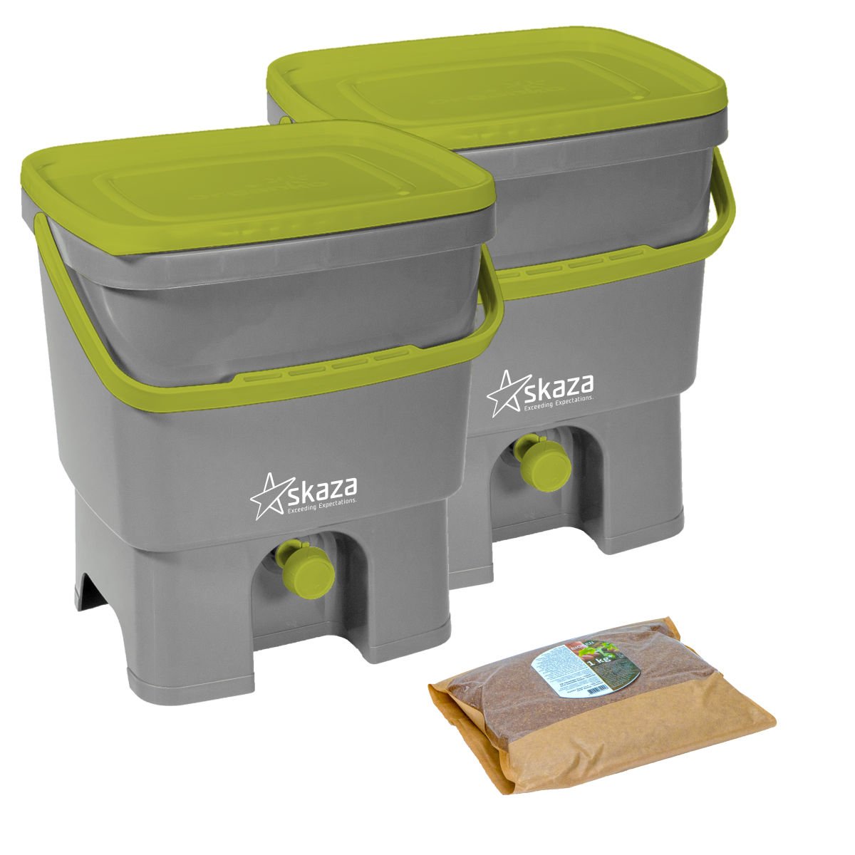 Bokashi: coșuri pentru compostarea deșeurilor organice și accelerator de compostare, lazi de compost foto 7