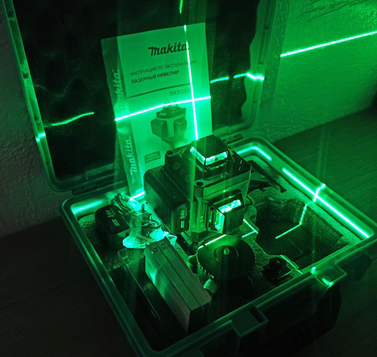 Lazer Makita nou.лазерный уровень 16 лучей