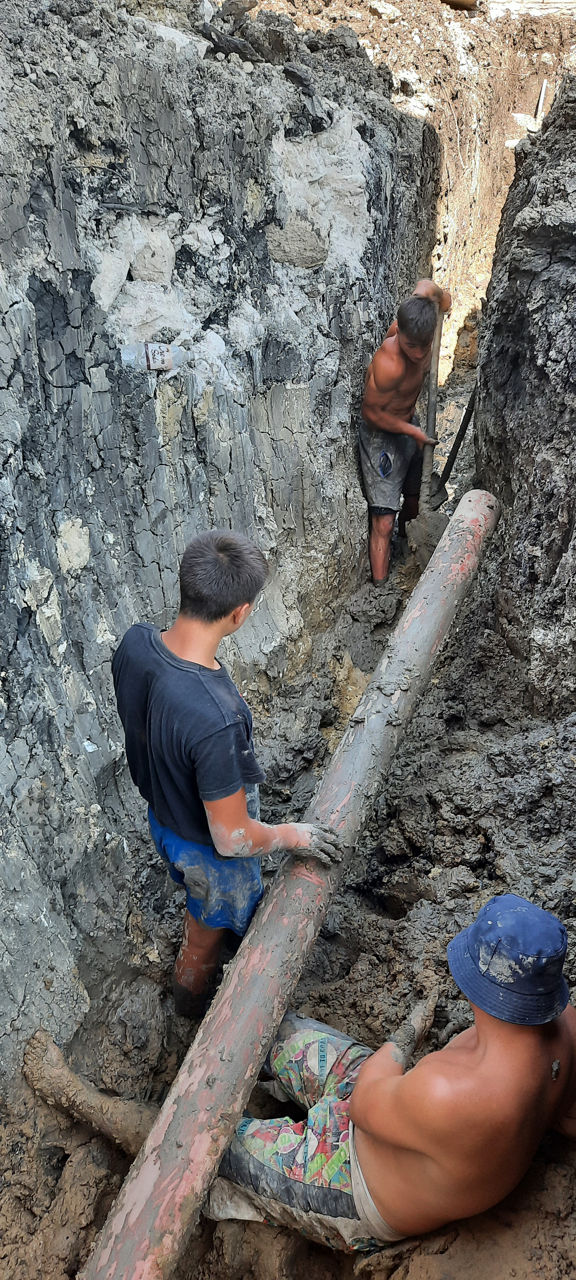 Sapam si montem canalizarea foto 1