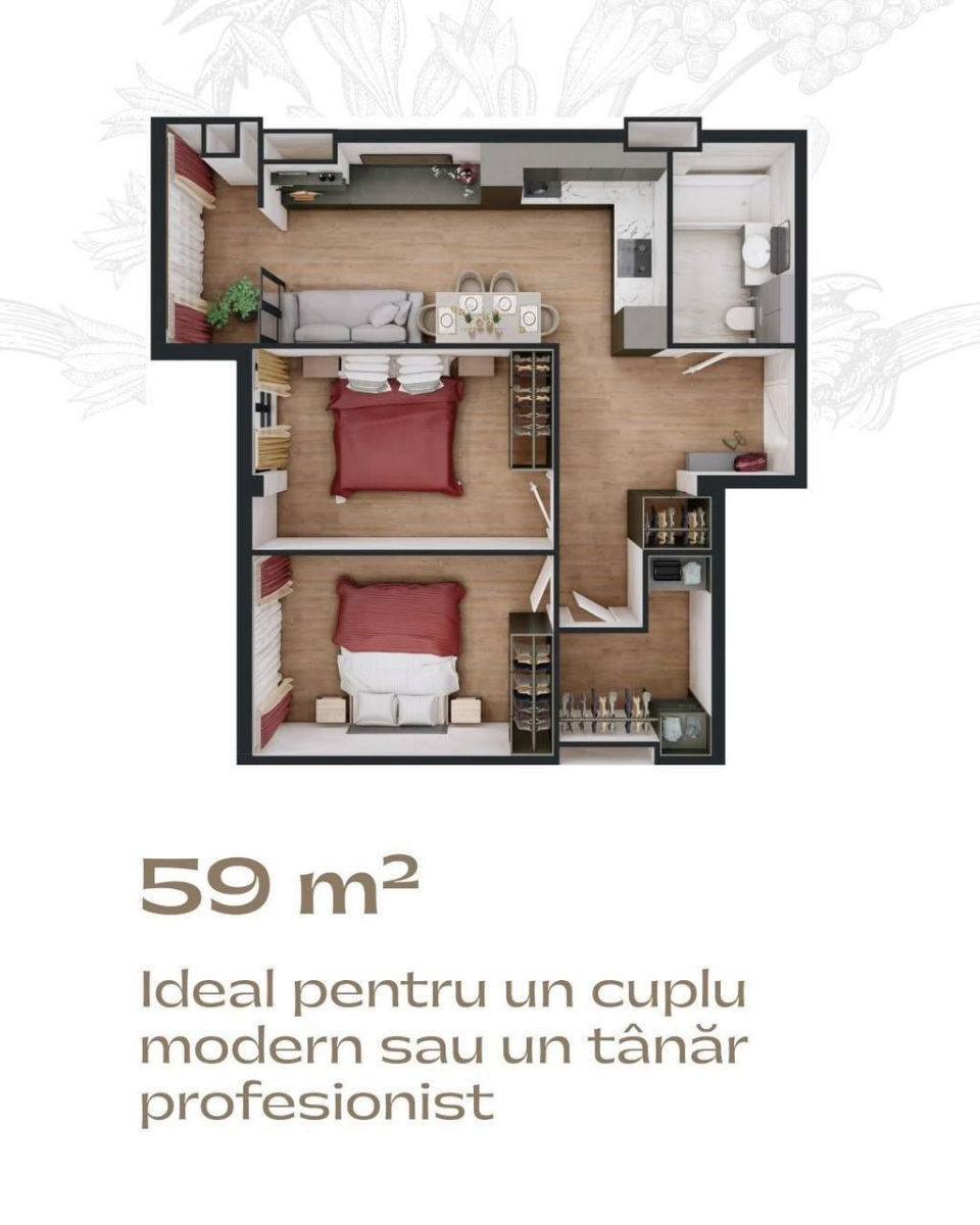 Apartament cu 2 camere,  Buiucani,  Chișinău,  Chișinău mun. foto 12