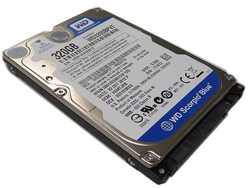 HDD на 320 Gb для ноутбука - 320 лей.